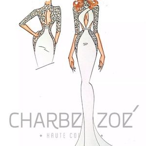 Custom Charbel Zoe couture dress